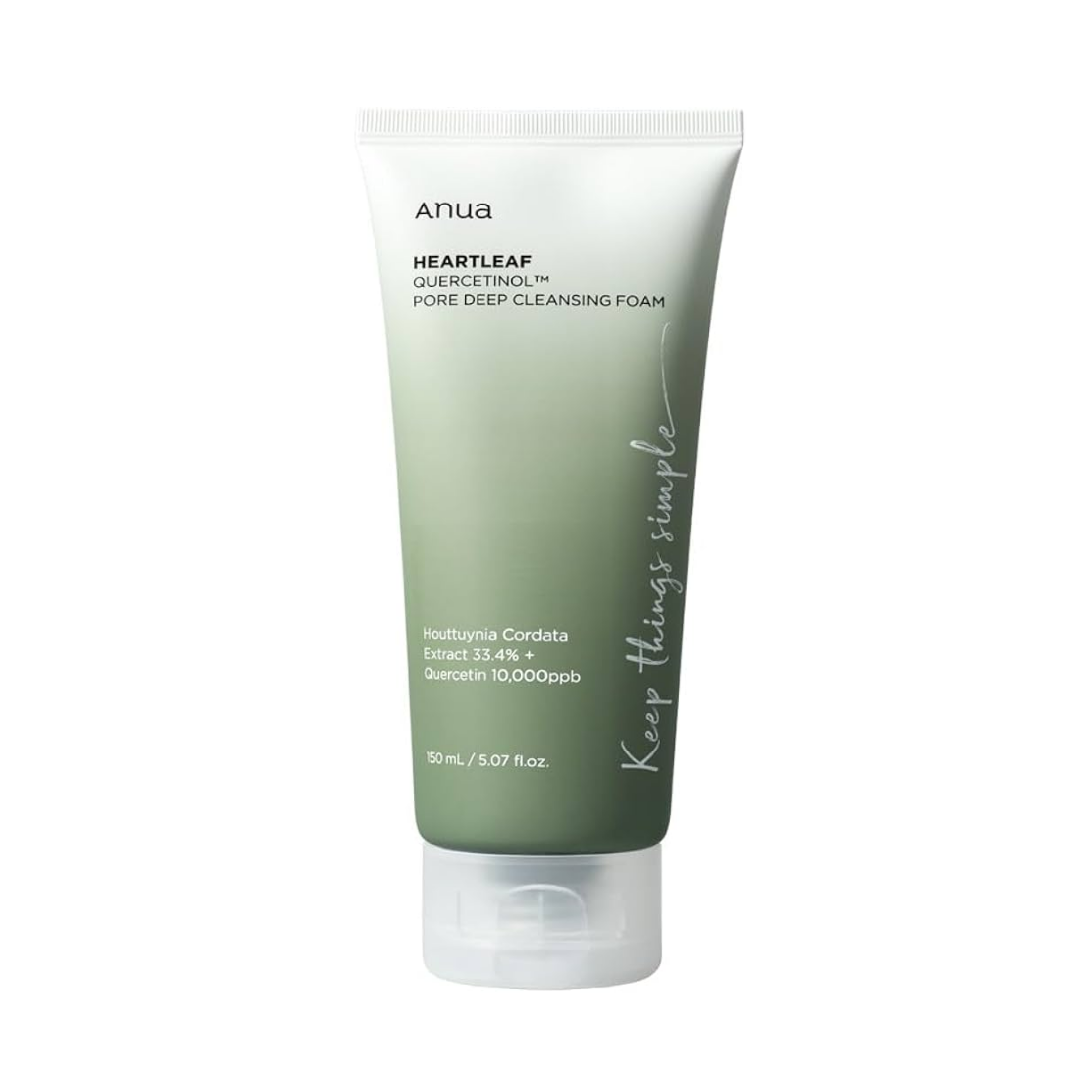 Anua Heartleaf Quercetinol Pore Deep Cleansing Foam 150ml