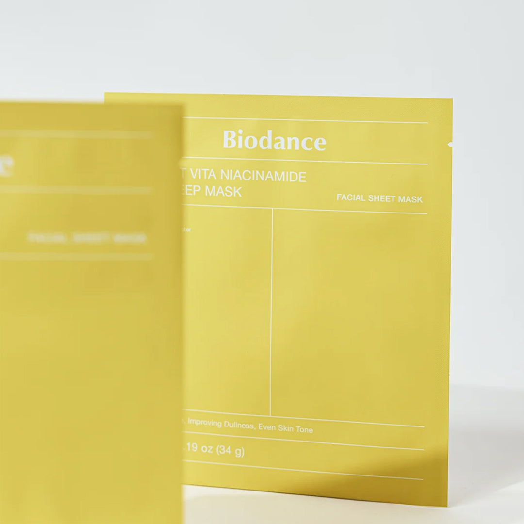 Biodance Radiant Vita Niacinamide Real Deep Mask 34g.