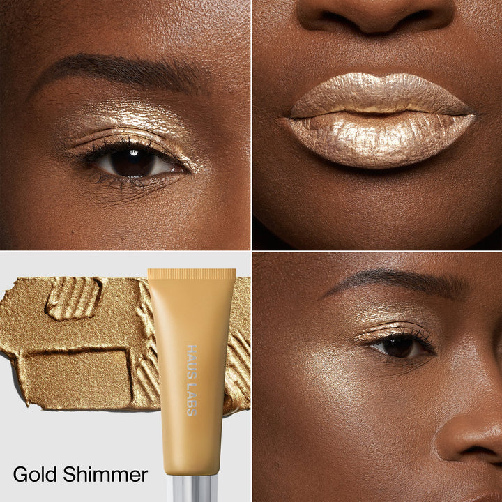 Haus Labs Hy-Power Pigment Paint (Gold Shimmer)