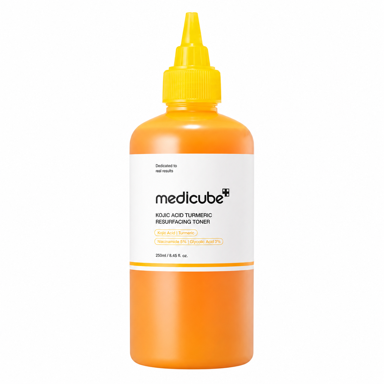 MEDICUBE Kojic Acid Turmeric Resurfacing Toner – tonikas, 250 ml