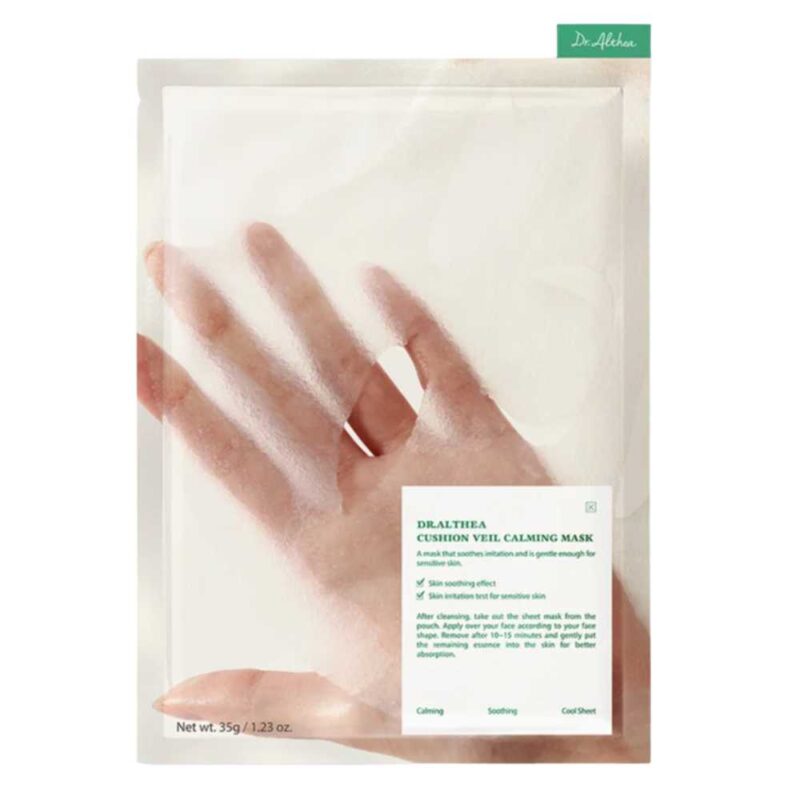 Dr. Althea Cushion Veil Calming Mask – raminamoji kaukė, 35 g