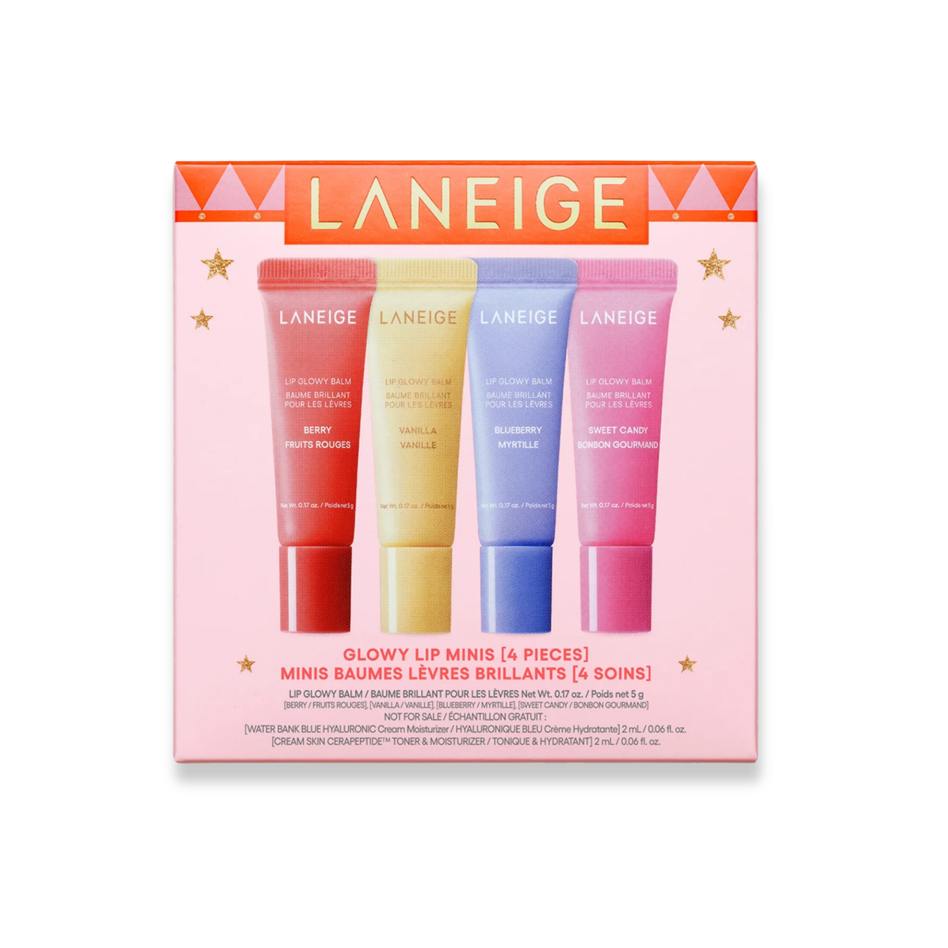 Laneige Mini Lip Glowy Balm lūpų balzamų rinkinys
