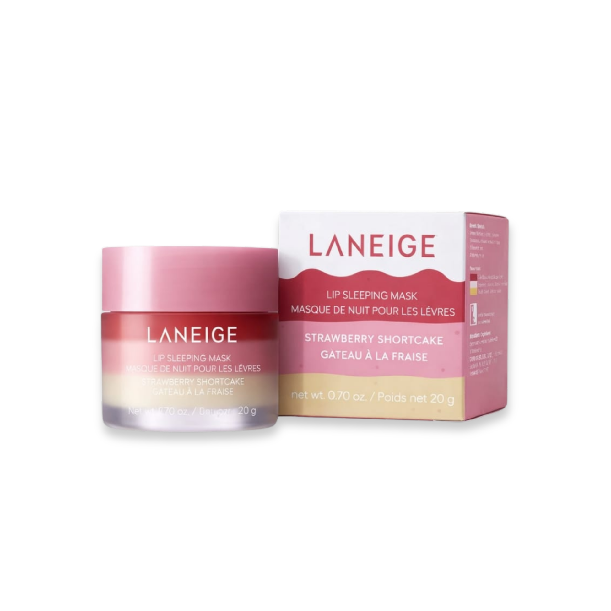Laneige Lip Sleeping Mask naktinė lūpų kaukė, Strawberry Shortcake (riboto leidimo)
