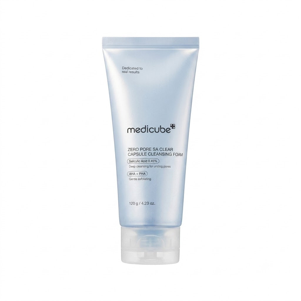 MEDICUBE Zero Pore SA Clear Capsule Cleansing Foam, 120 g