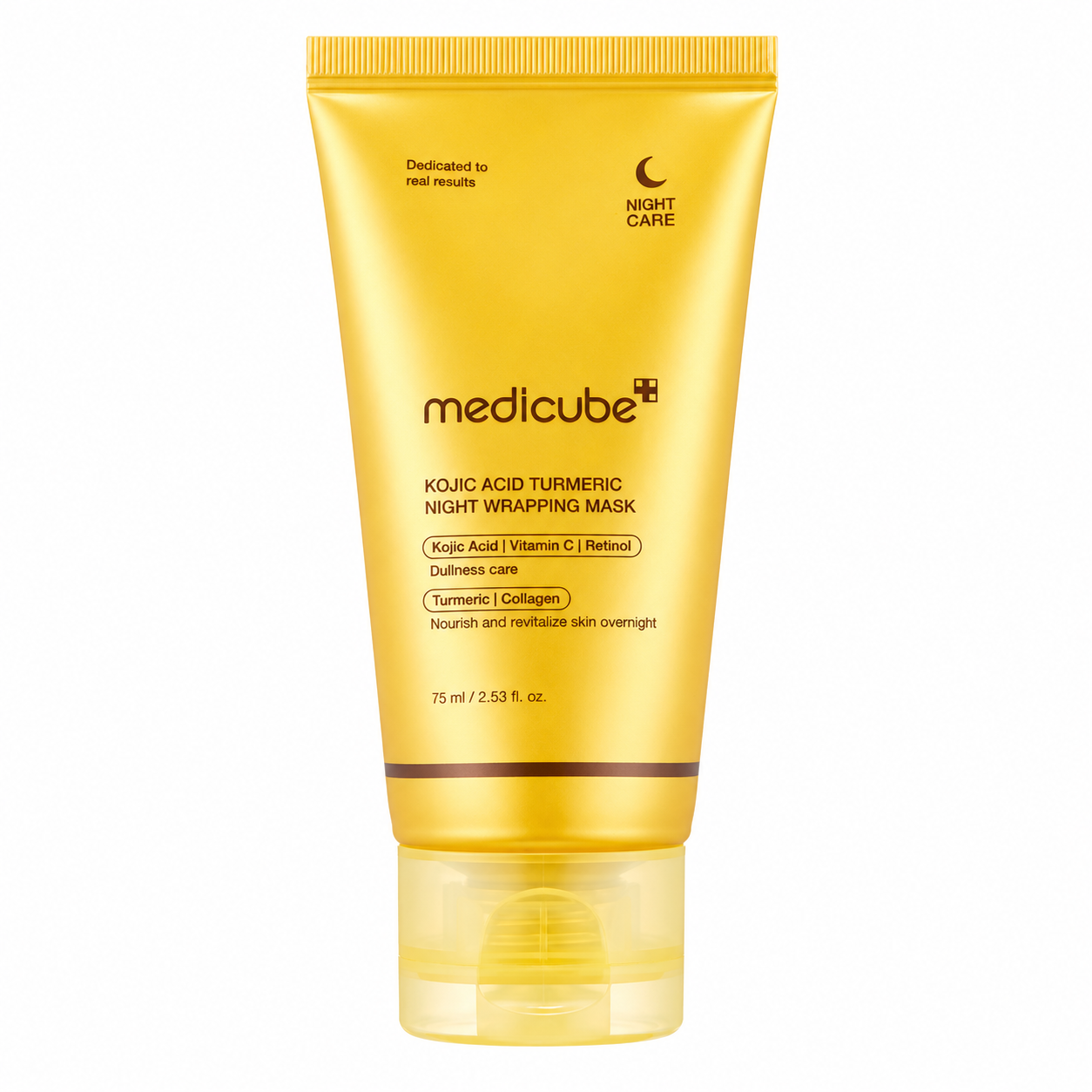 MEDICUBE Kojic Acid Turmeric Night Wrapping Mask, 75 ml