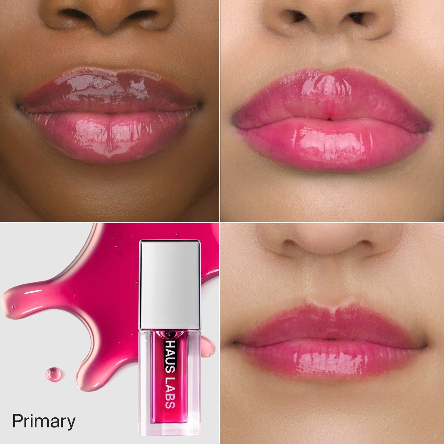 Mini Lip Oil + Highlighter Duo – lūpų ir skruostų makiažo rinkinys