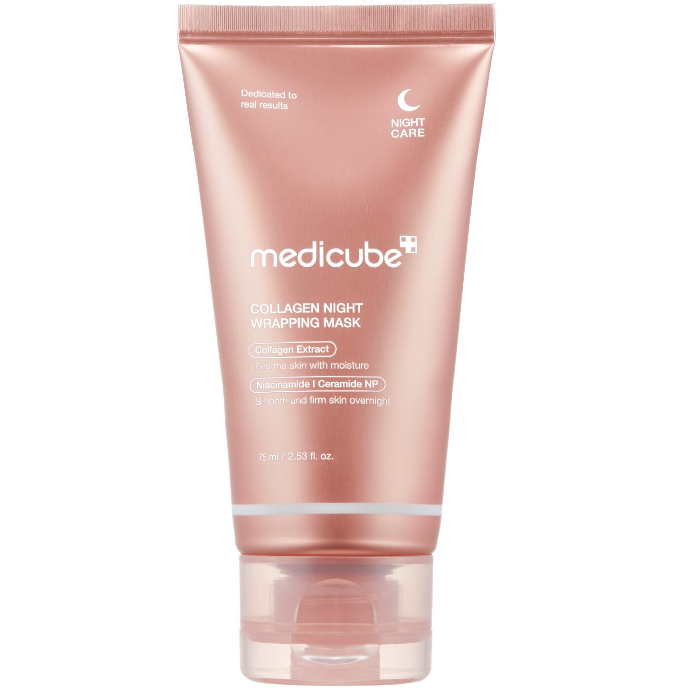 MEDICUBE Collagen Night Wrapping Mask – naktinė kaukė, 75 ml