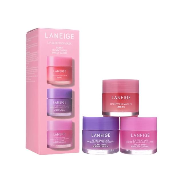 LANEIGE Lip Sleeping Mask Trio Set 3 x 20g