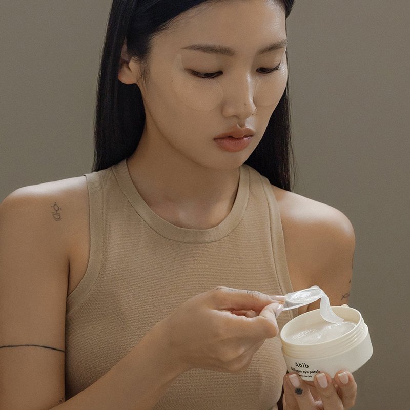 Abib Collagen Jericho Rose drėkinamieji paakių padeliai, 60 vnt. - GlamoraBeauty