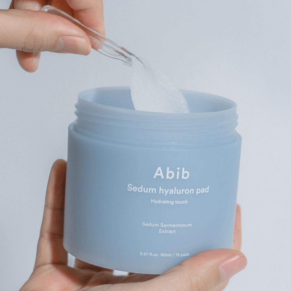 Abib Sedum Hyaluron drėkinamieji padeliai, 75 vnt. - GlamoraBeauty