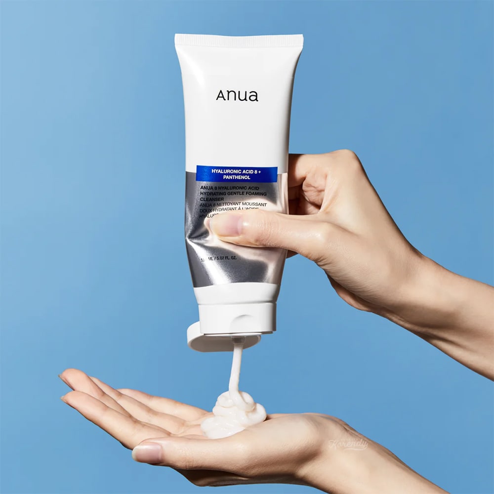 Anua 8 Hyaluronic Acid Hydrating Gentle Foaming Cleanser