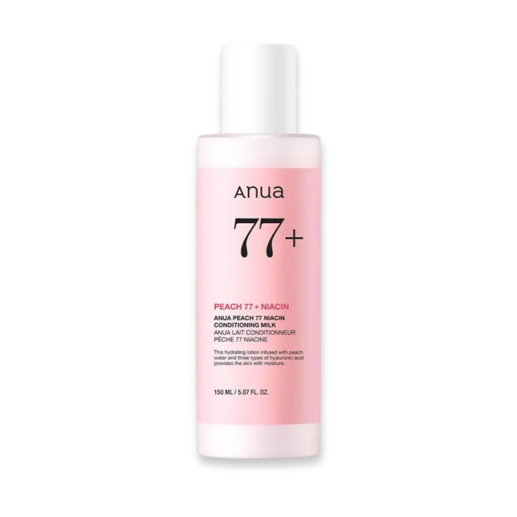 Anua Peach 77 drėkinamasis veido pienelis