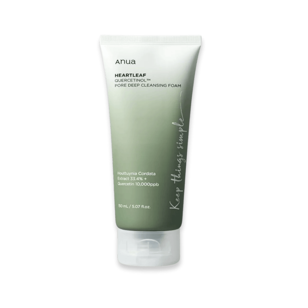 Anua Heartleaf Quercetinol valomoji puta, 150 ml - GlamoraBeauty