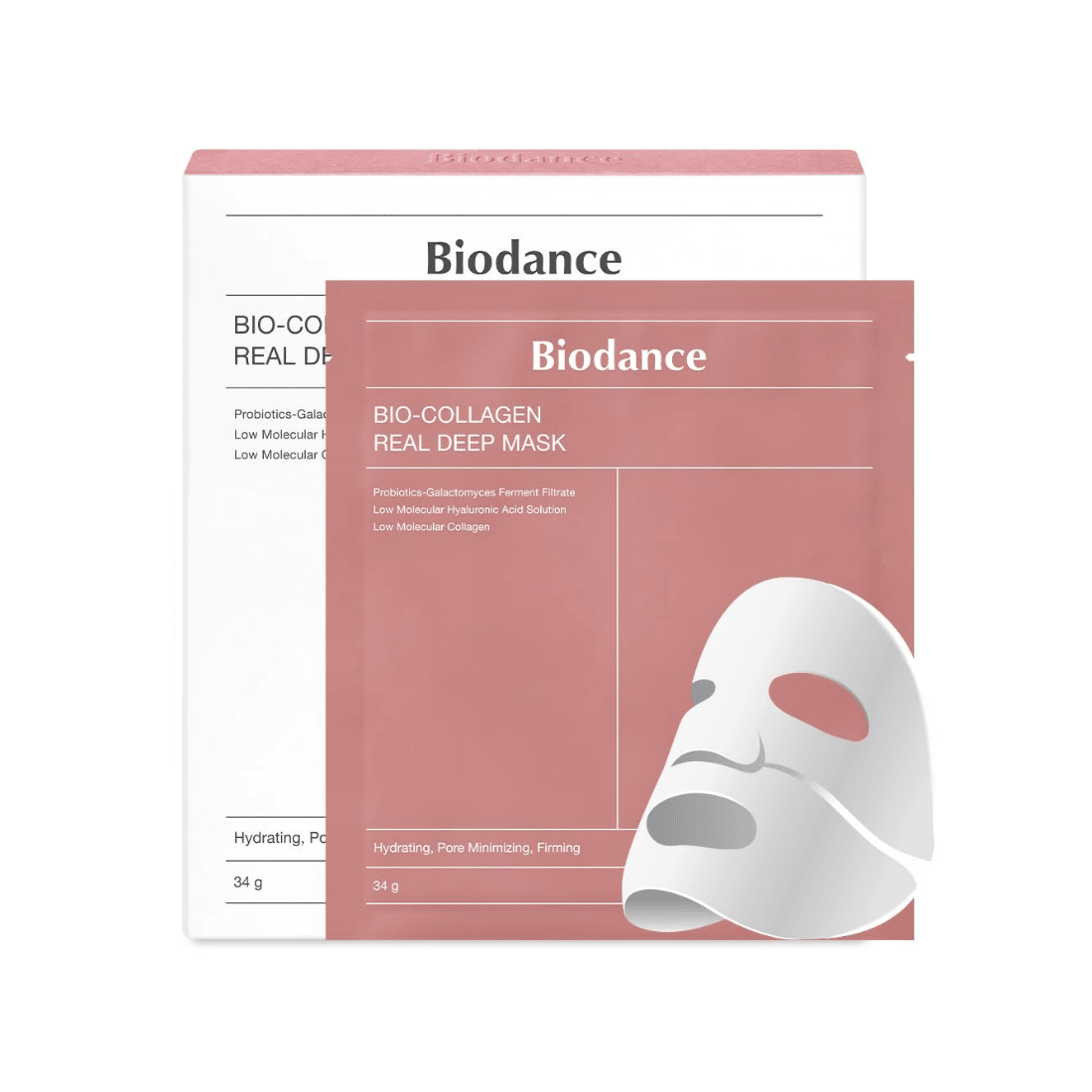 Biodance Bio-Collagen Real Deep veido kaukė, 34 g - GlamoraBeauty