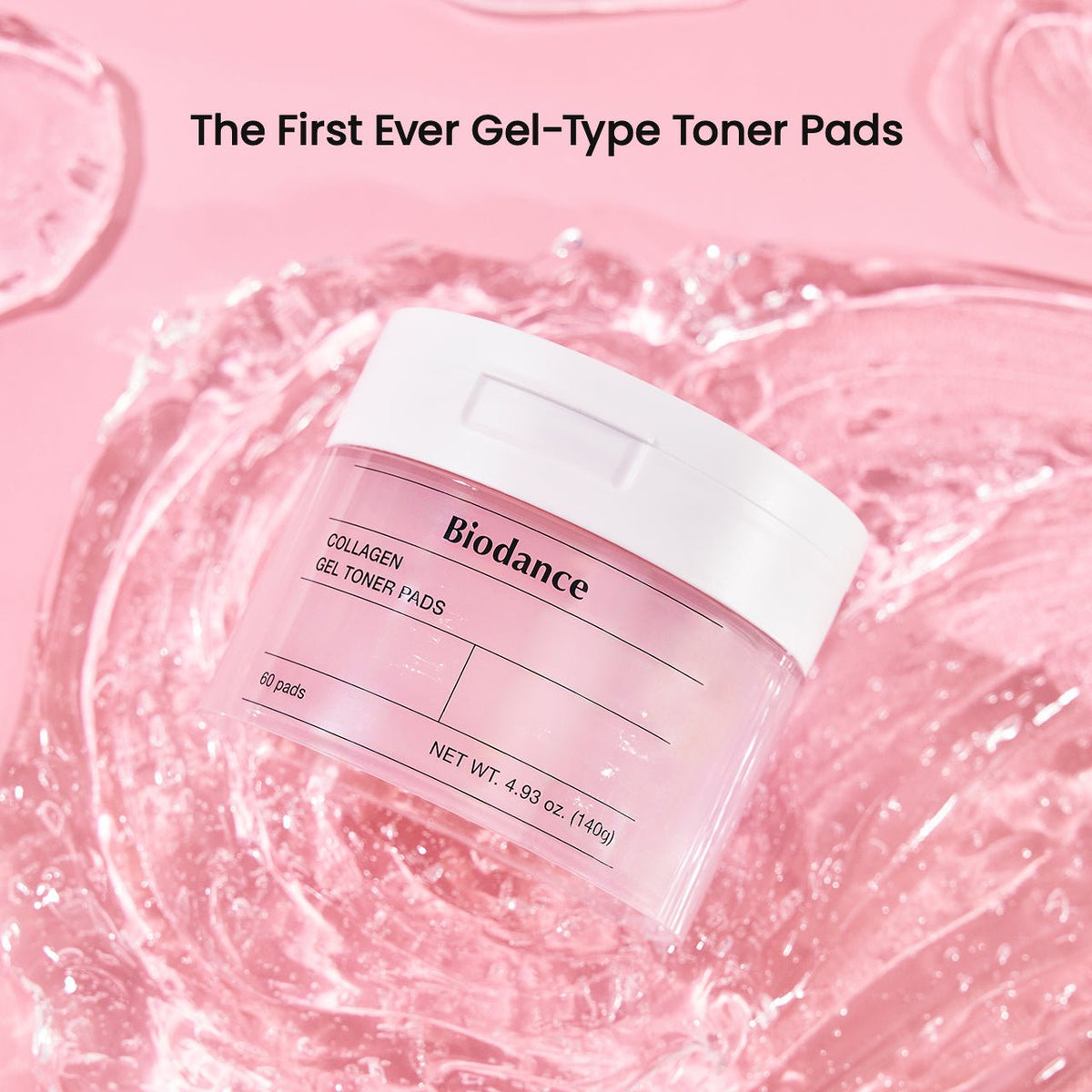 BIODANCE Collagen Gel Toner Pads geliniai toniko padeliai su kolagenu, 60 vnt.