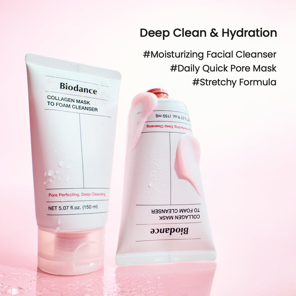 BIODANCE Collagen Mask To Foam Cleanser 2in1 kaukė-prausiklis su kolagenu, 150 ml