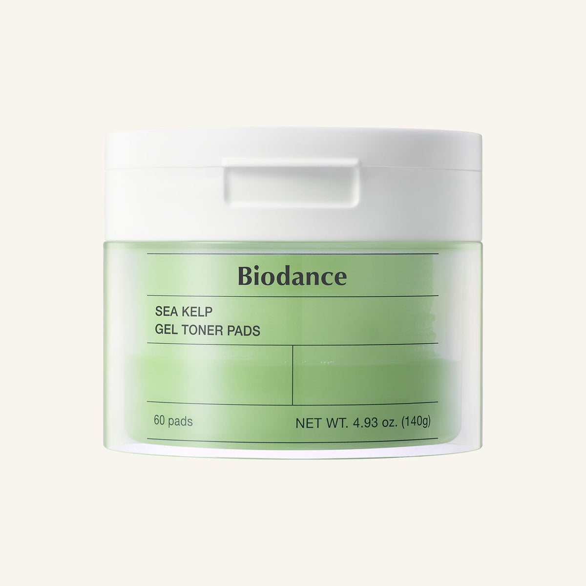 BIODANCE Sea Kelp Gel Toner Pads raminamieji toniko padeliai riebiai odai, 60 vnt.