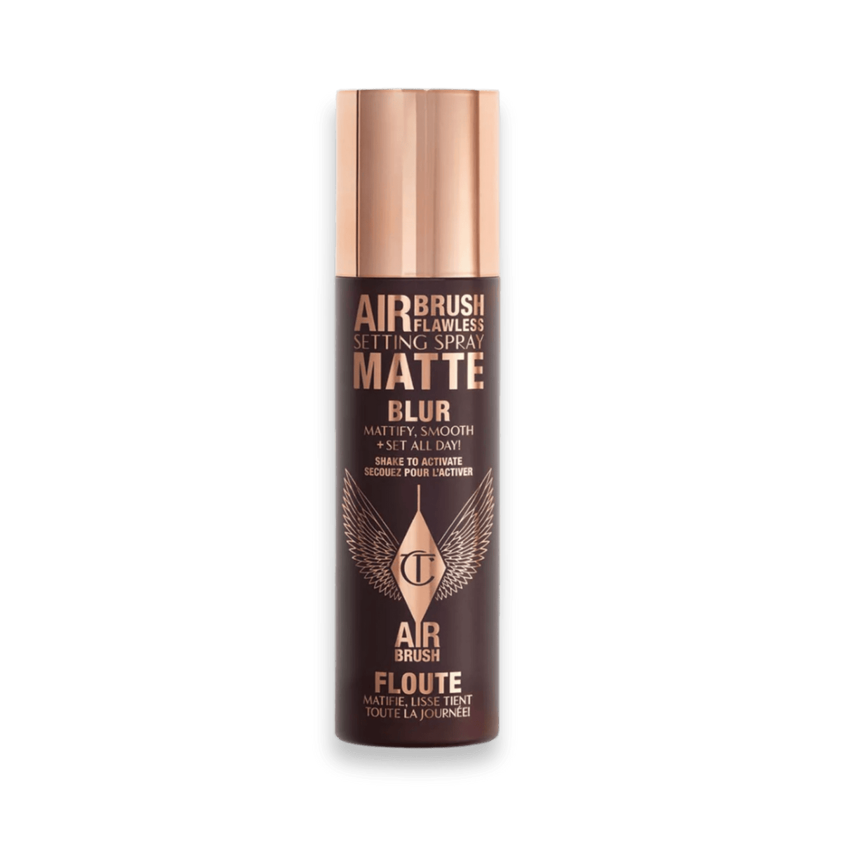 Charlotte Tilbury Airbrush Flawless Matte fiksavimo purškiklis, 100 ml - GlamoraBeauty