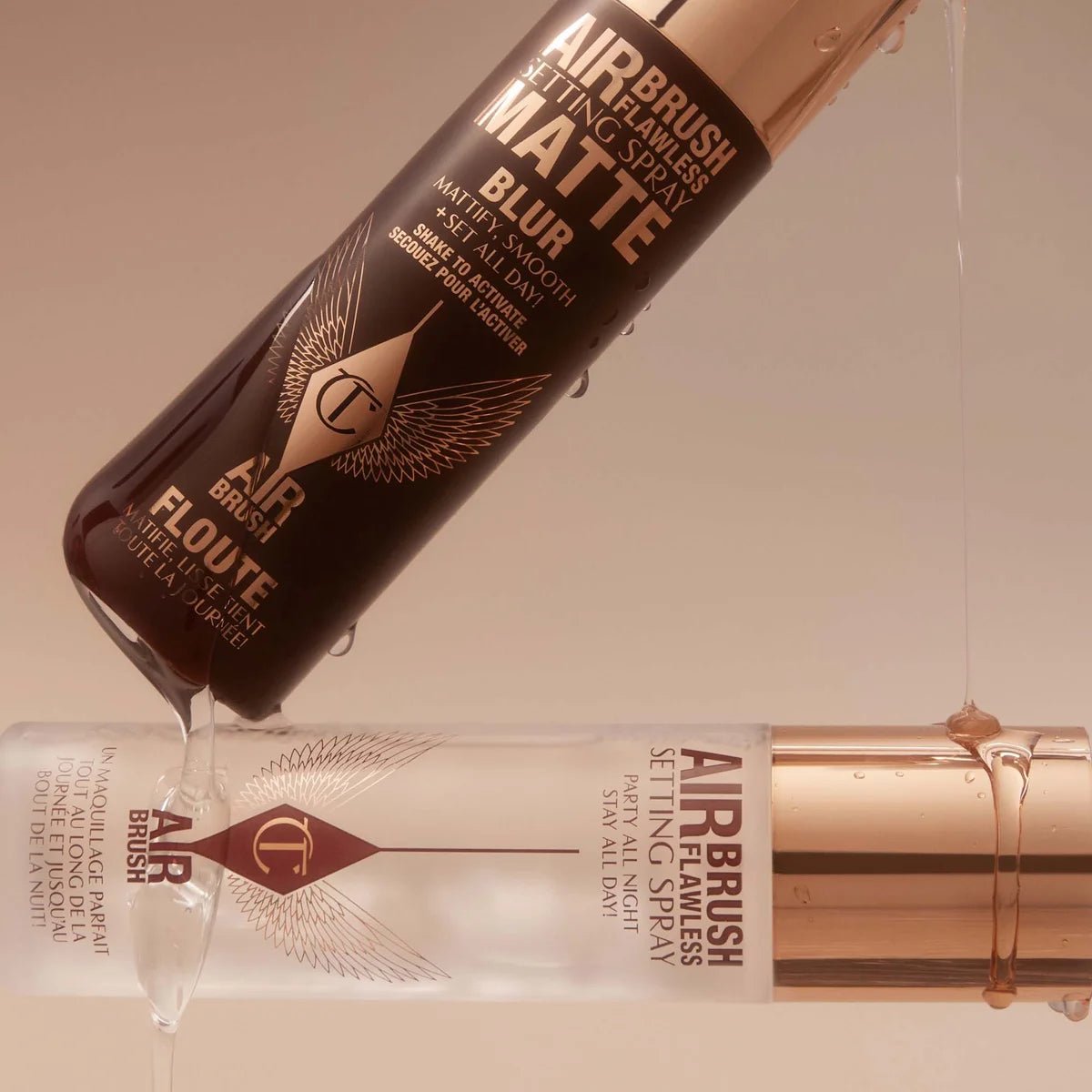Charlotte Tilbury Airbrush Flawless Matte fiksavimo purškiklis, 100 ml - GlamoraBeauty