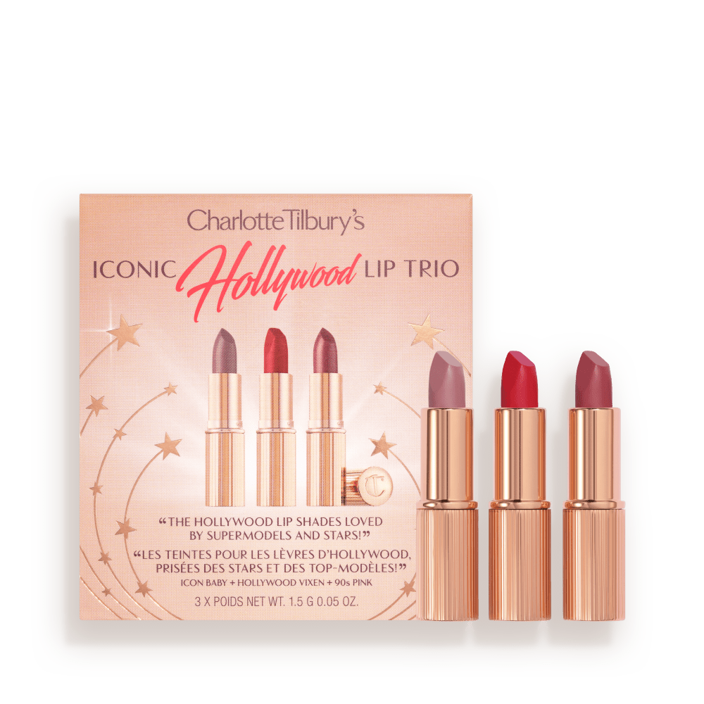 Charlotte Tilbury Charlotte's Iconic Hollywood lūpų trio - GlamoraBeauty
