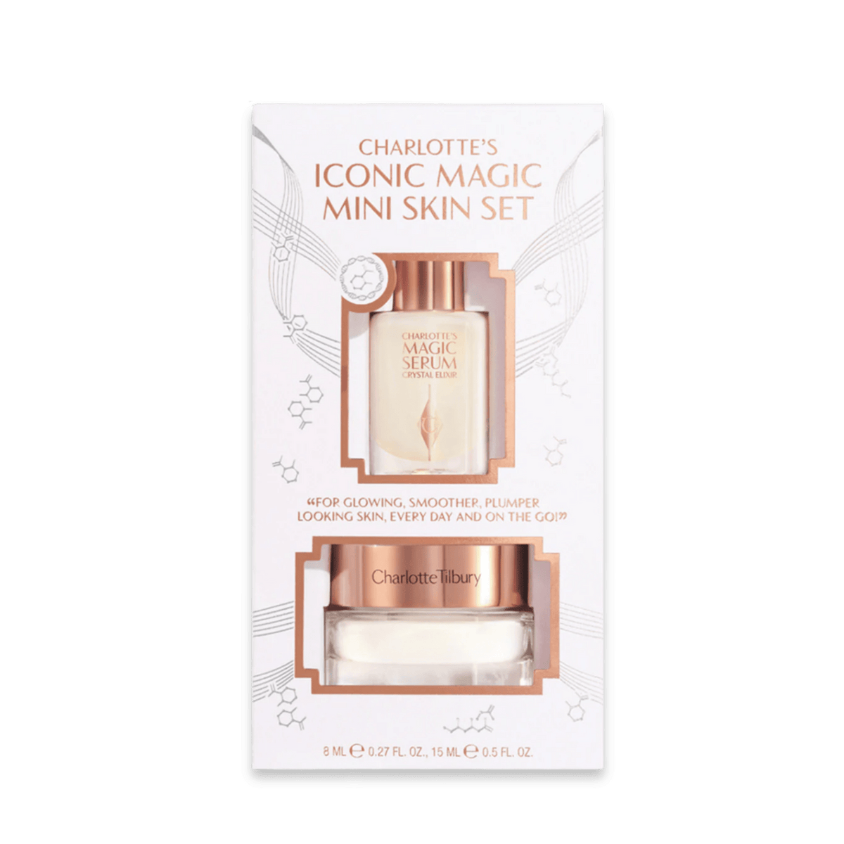Charlotte Tilbury Iconic Magic Mini veido priežiūros rinkinys - GlamoraBeauty