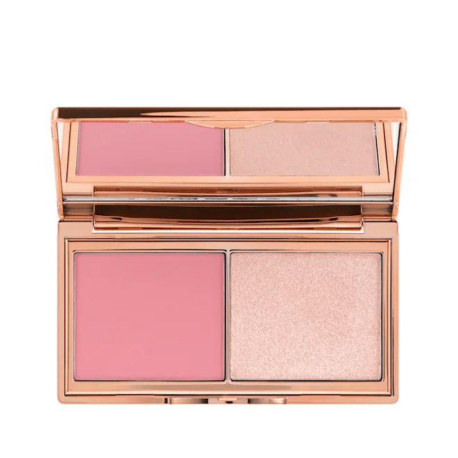 Charlotte Tilbury Mini Hollywood Blush and Glow švytėjimo paletė, 7,5 ml - GlamoraBeauty
