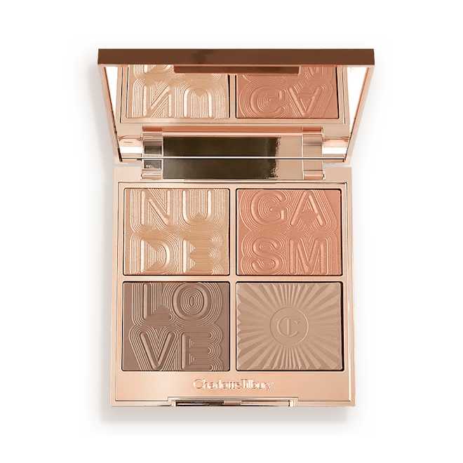 Charlotte Tilbury Nudegasm veido paletė - GlamoraBeauty