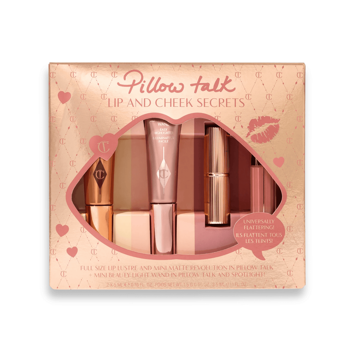 Charlotte Tilbury Pillow Talk Beautifying Lip and Cheek rinkinys - GlamoraBeauty