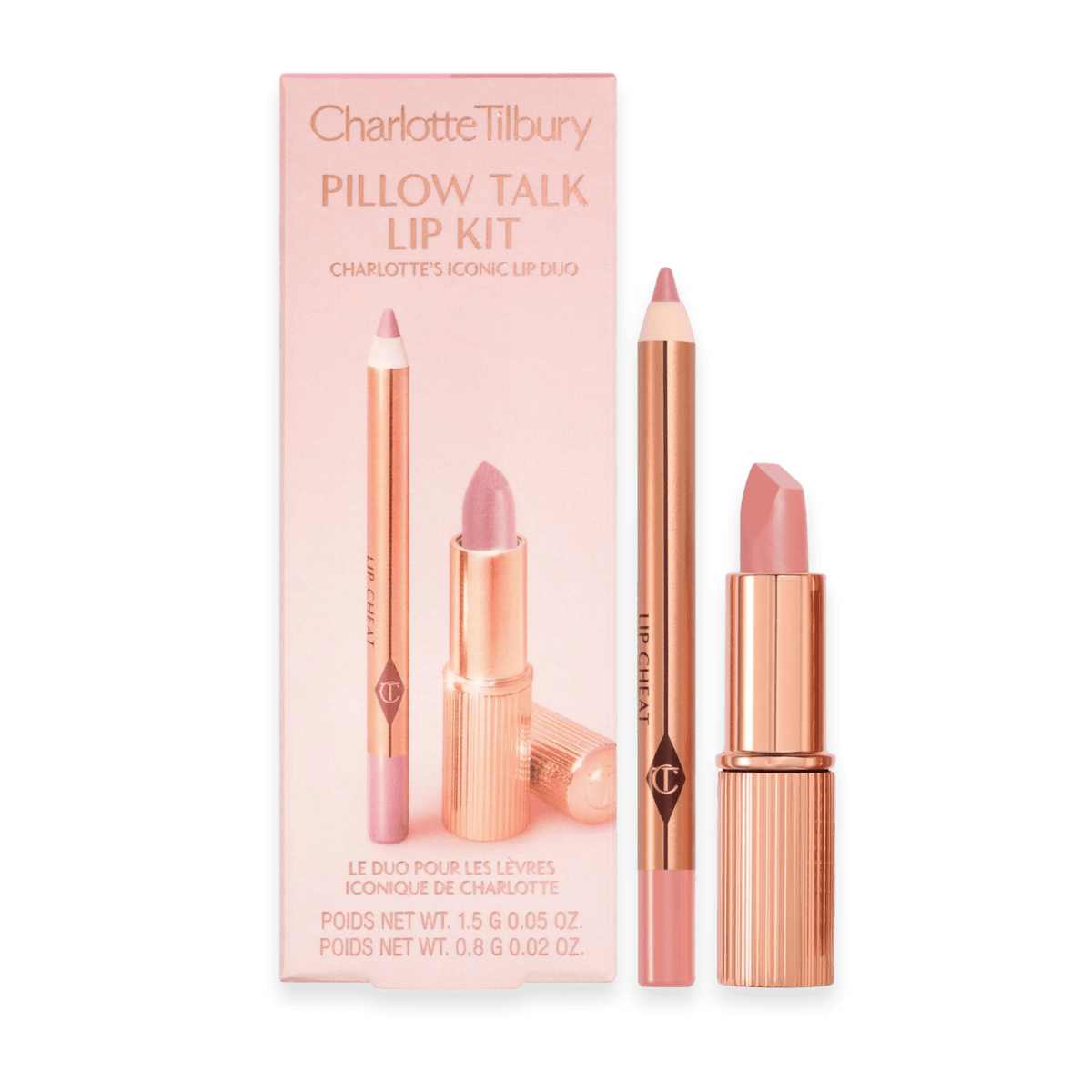 Charlotte Tilbury Pillow Talk Duo lūpų rinkinys - GlamoraBeauty