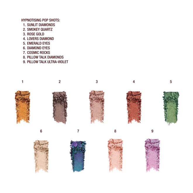 Charlotte Tilbury Pillow Talk Hypnotising Pop Shot akių šešėliai - GlamoraBeauty