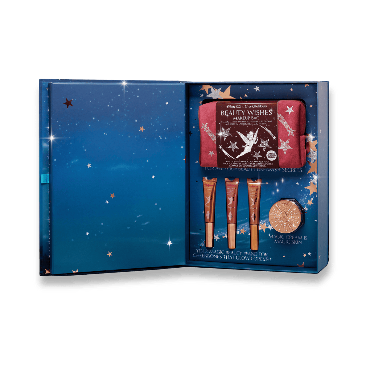 Disney100 x Charlotte Tilbury riboto leidimo grožio rinkinys - GlamoraBeauty