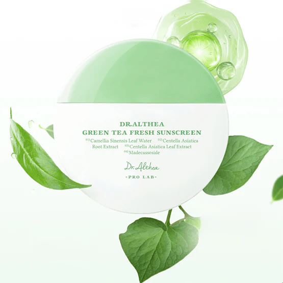 Dr. Althea Pro Lab Green Tea Fresh apsauginis kremas SPF50+ - GlamoraBeauty