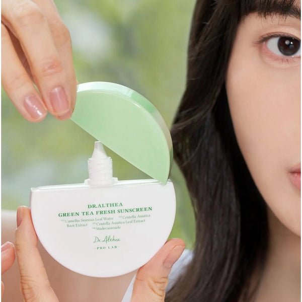 Dr. Althea Pro Lab Green Tea Fresh apsauginis kremas SPF50+ - GlamoraBeauty