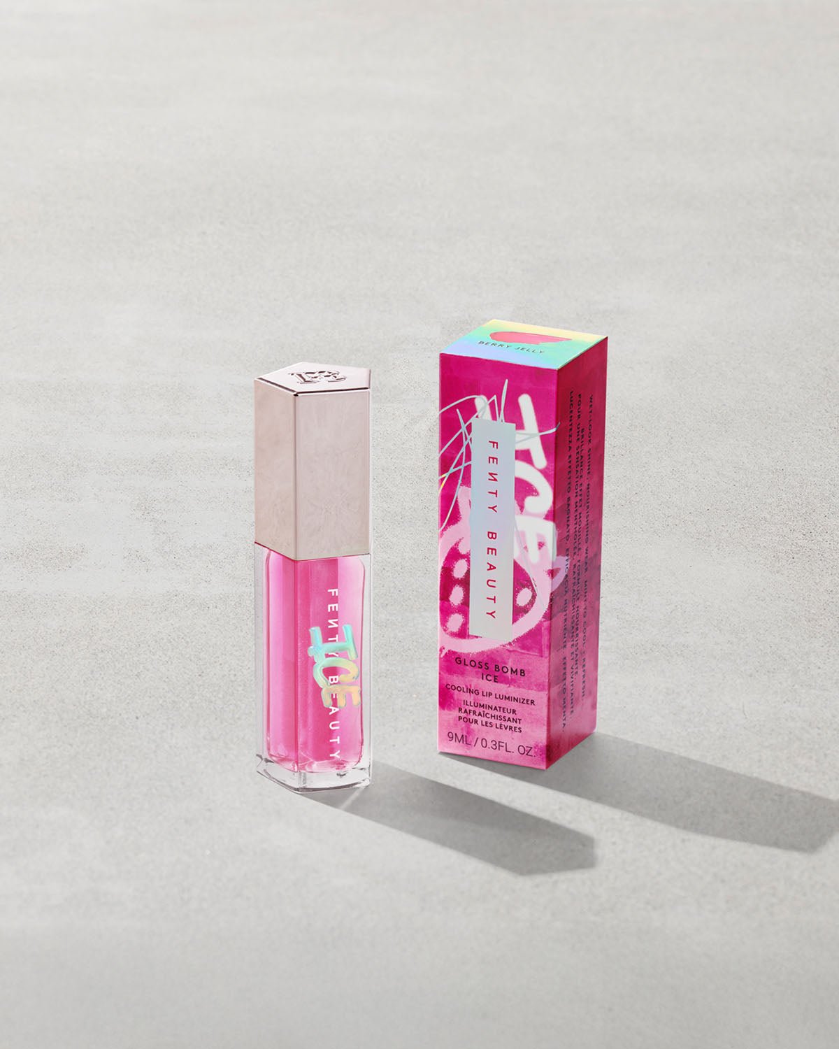 Fenty Beauty Gloss Bomb Ice vėsinantis lūpų blizgis - GlamoraBeauty