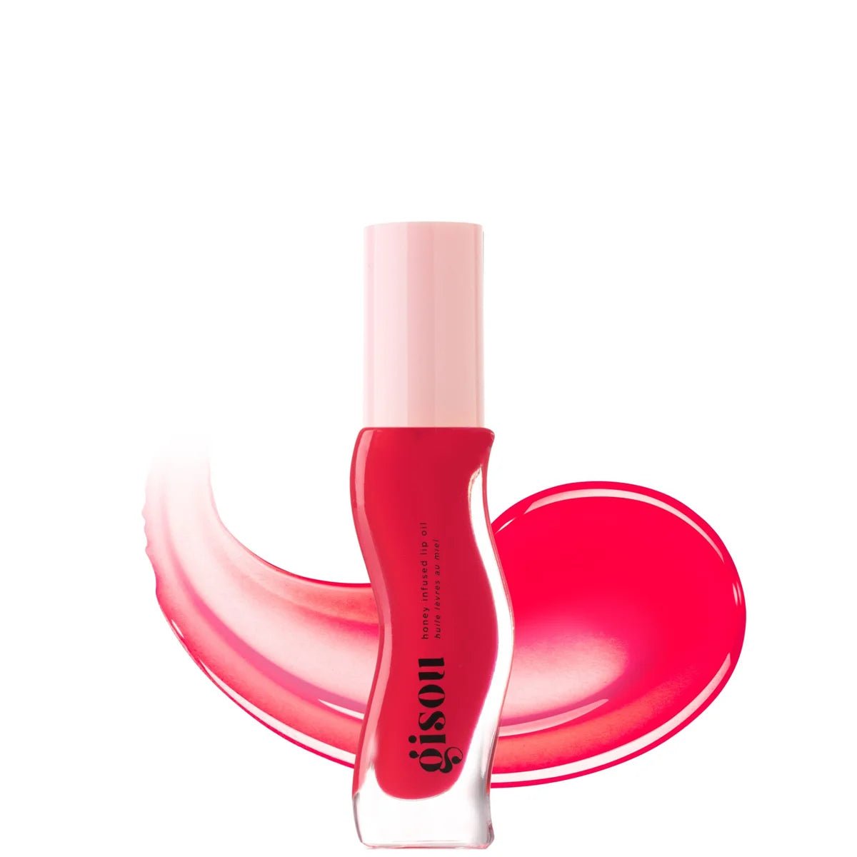 Gisou Honey Infused Lip Oil Strawberry Sorbet 8ml - GlamoraBeauty