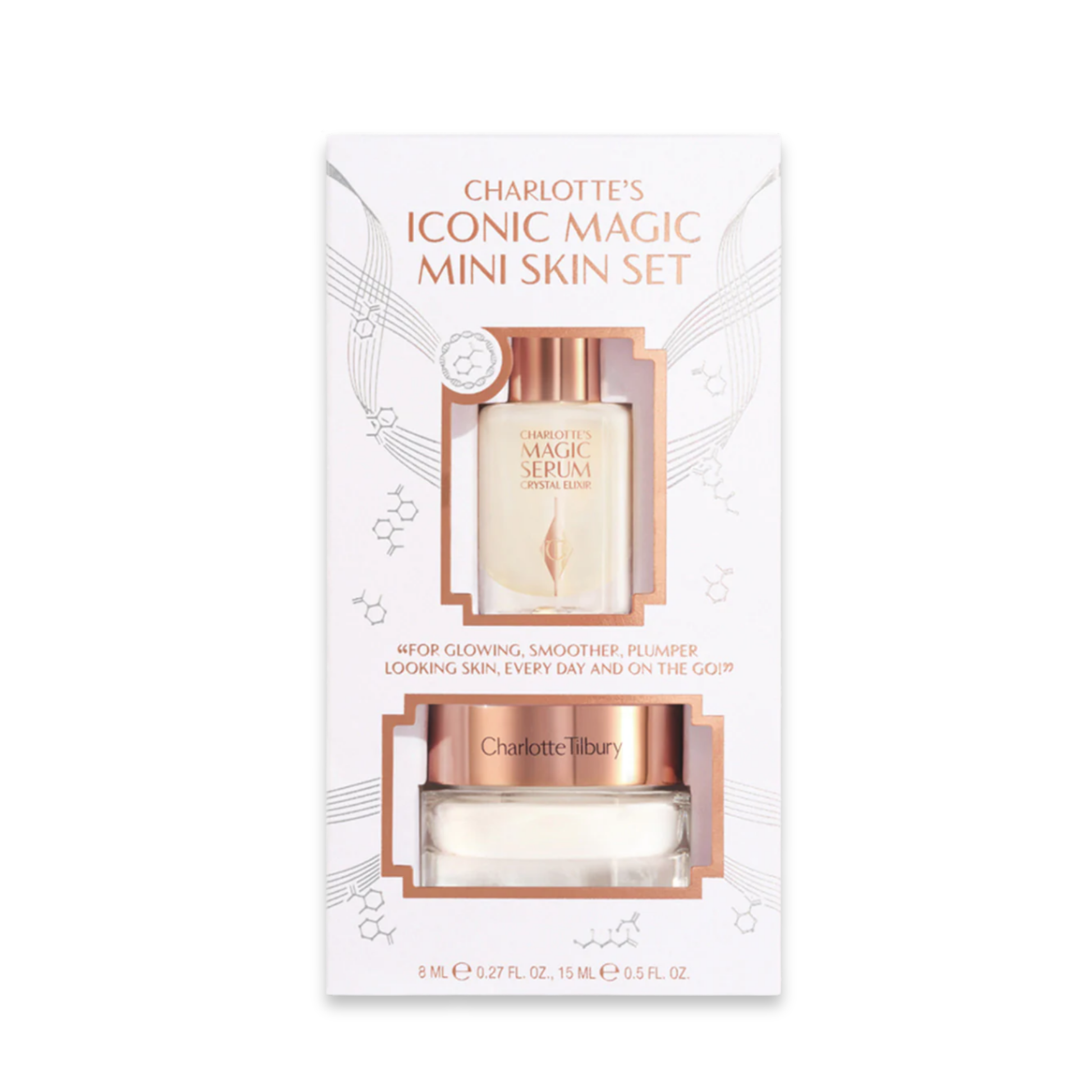 Charlotte Tilbury Iconic Magic Mini veido priežiūros rinkinys