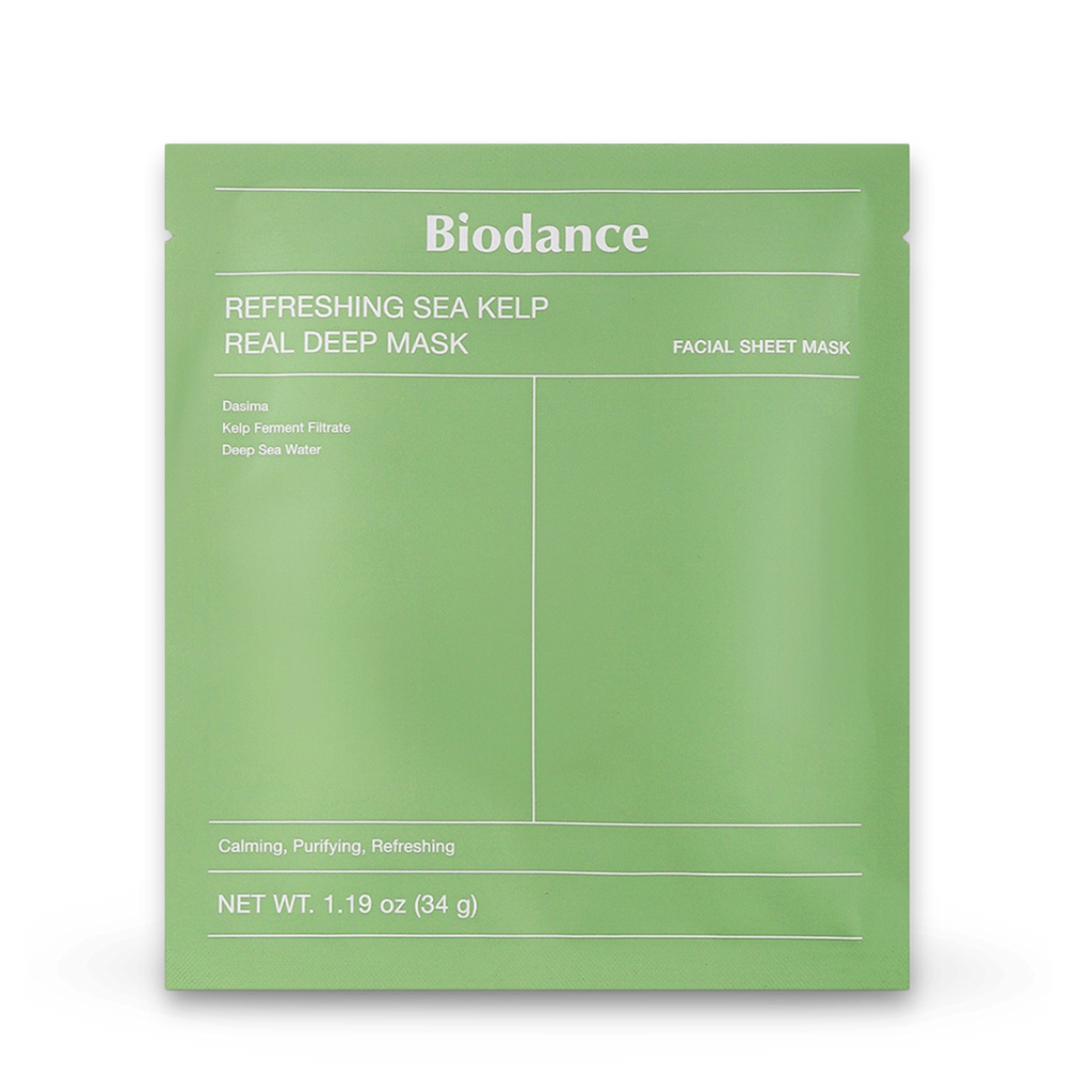 Biodance Refreshing Sea Kelp Real Deep veido kaukė, 34 g