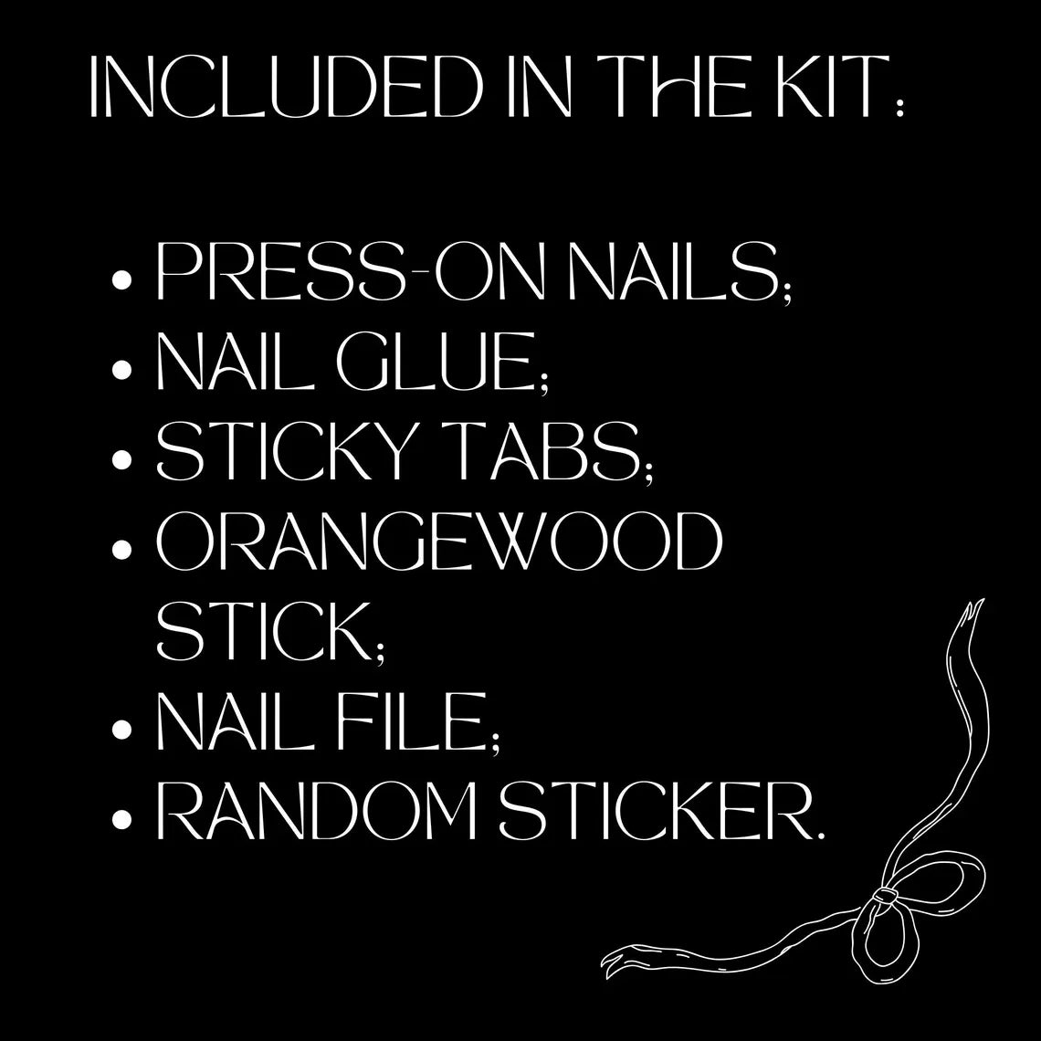 "Maximalist" x Mistnails handmade press on nails