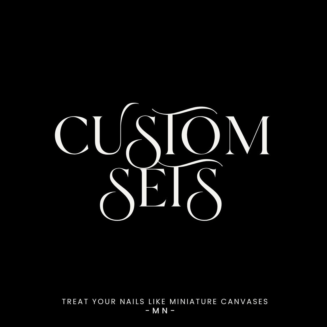Custom press-on nails