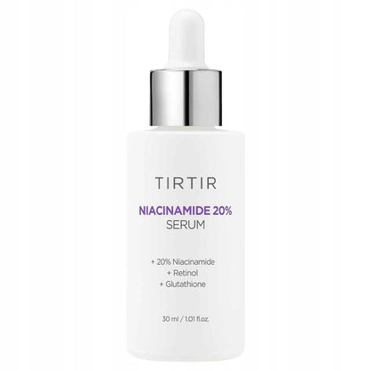 TIRTIR Niacinamide 20% Face Serum with Niacinamide and Retinol, 30ml