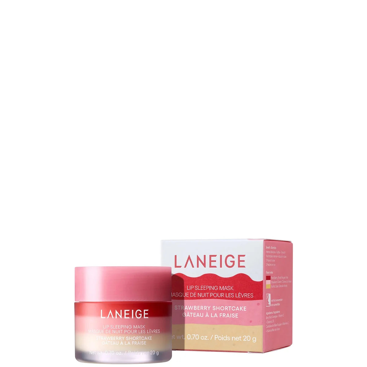 Laneige Lip Sleeping Mask (Strawberry Shortcake) - Ribotas Leidimas