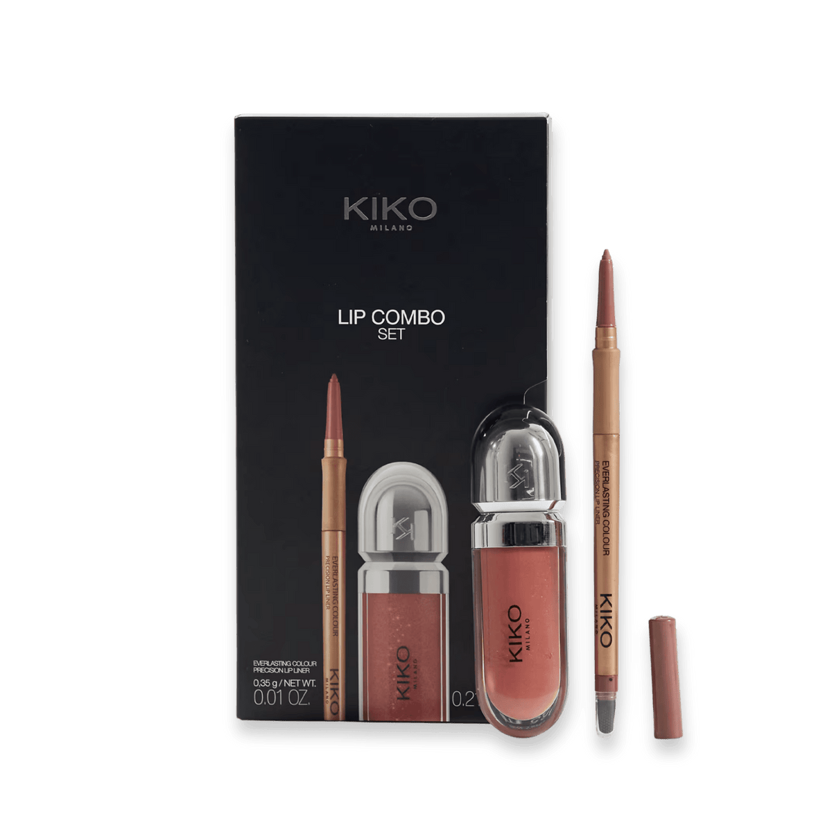 KIKO Milano Hydra 3D Lip Combo Set 01 – lūpų makiažo rinkinys - GlamoraBeauty