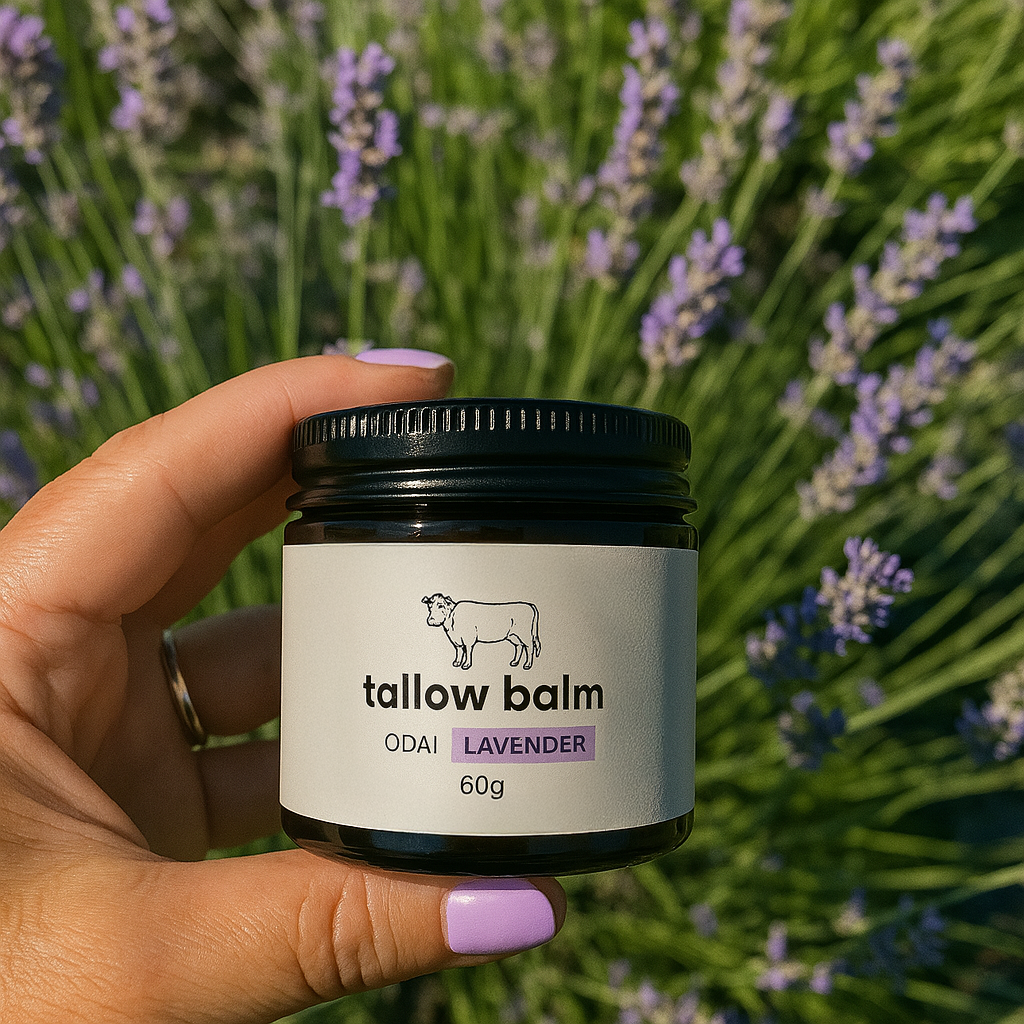 Natūralus Beef Tallow Balzamas (Levandos)