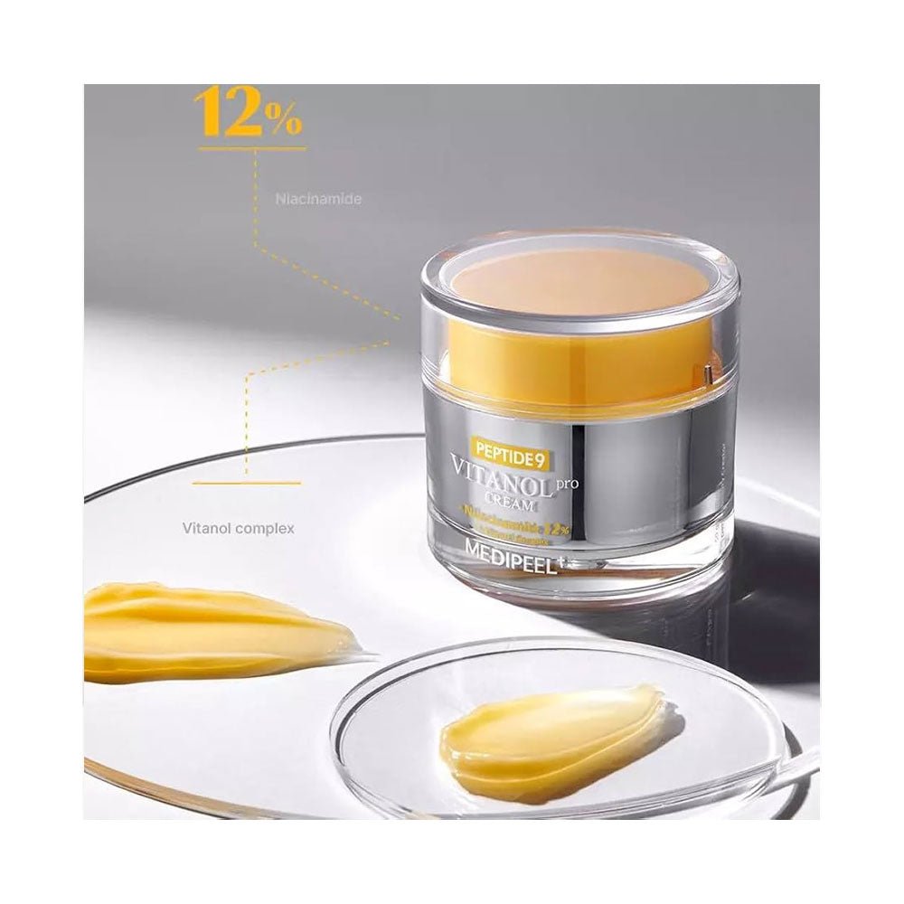 MEDI-PEEL Peptide 9 Vitanol Cream Pro kremas su retinoliu ir niacinamidu, 50 g