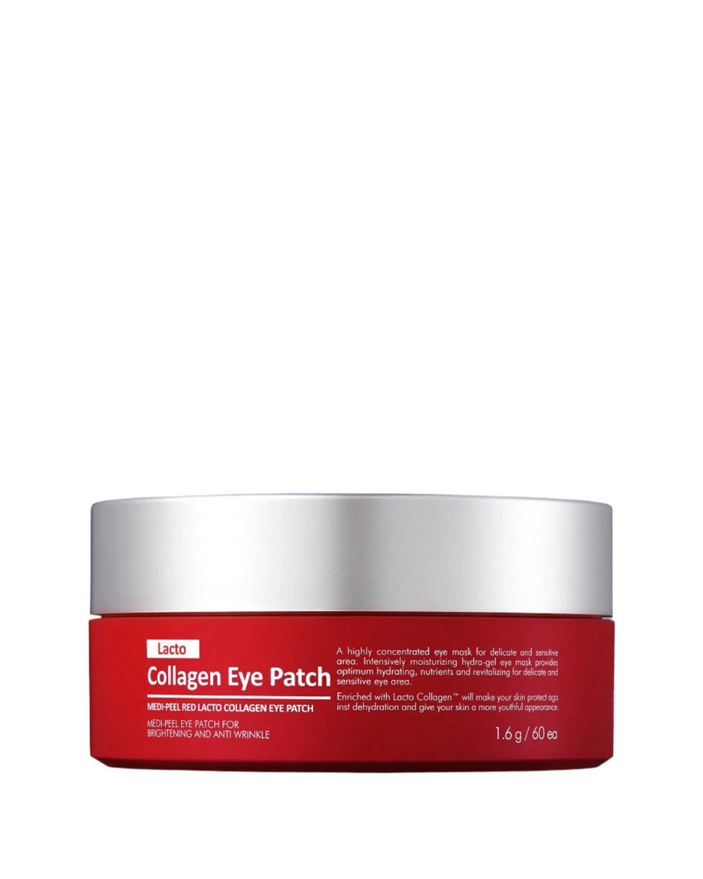 MEDI-PEEL Red Lacto Collagen Eye Patch paakių pagalvėlės su kolagenu, 60 vnt.