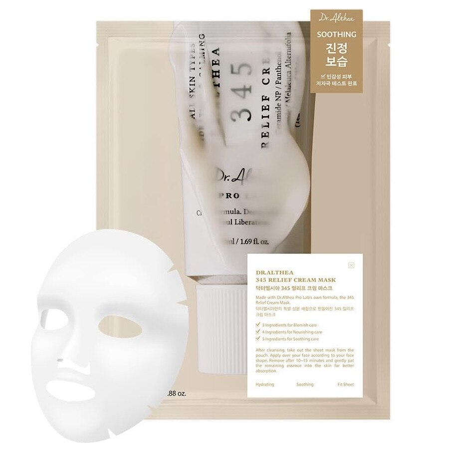 Dr. Althea 345 Relief Cream Mask – raminamoji kaukė, 25 g