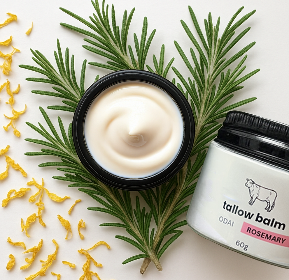 Natūralus Beef Tallow balzamas (Rozmarinas)