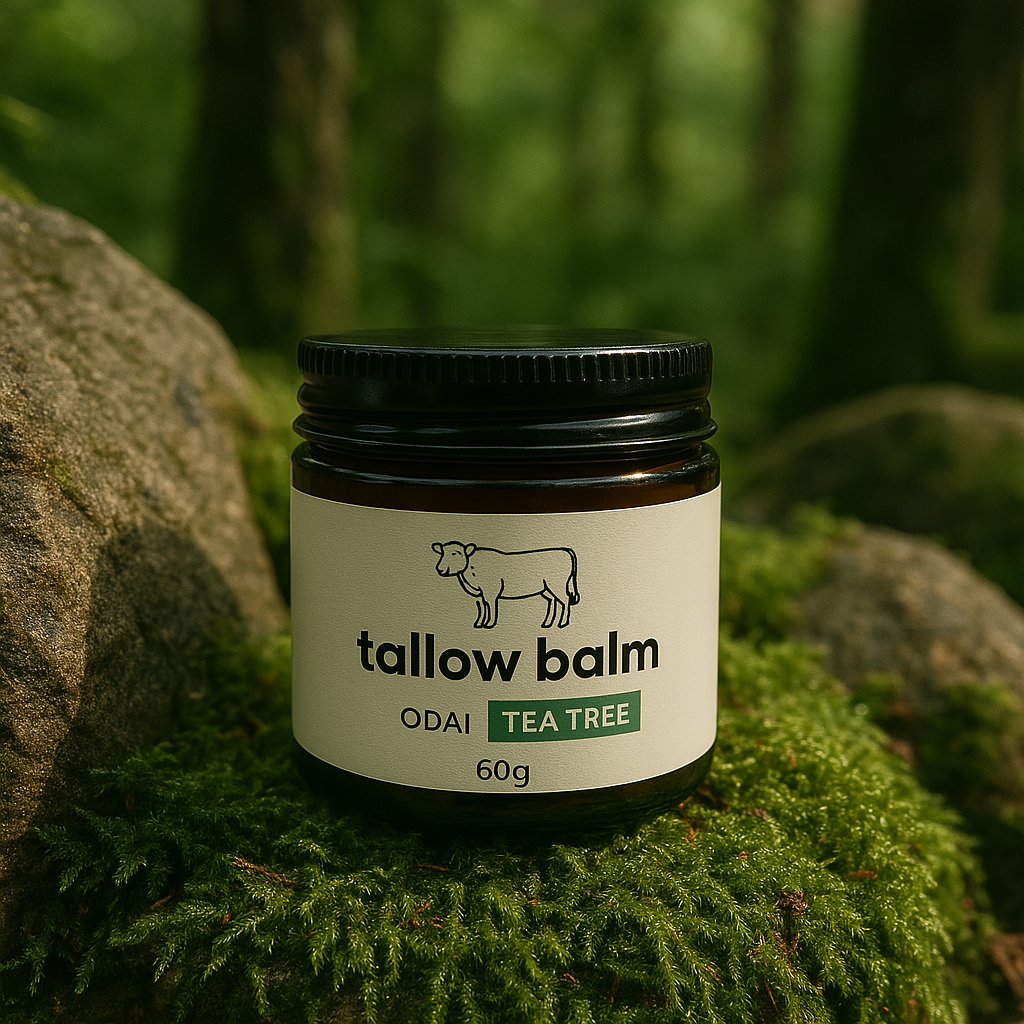 Natūralus Beef Tallow Balzamas (Arbatmedis)